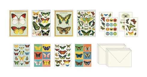 STATIONERY SET BUTTERFLIES